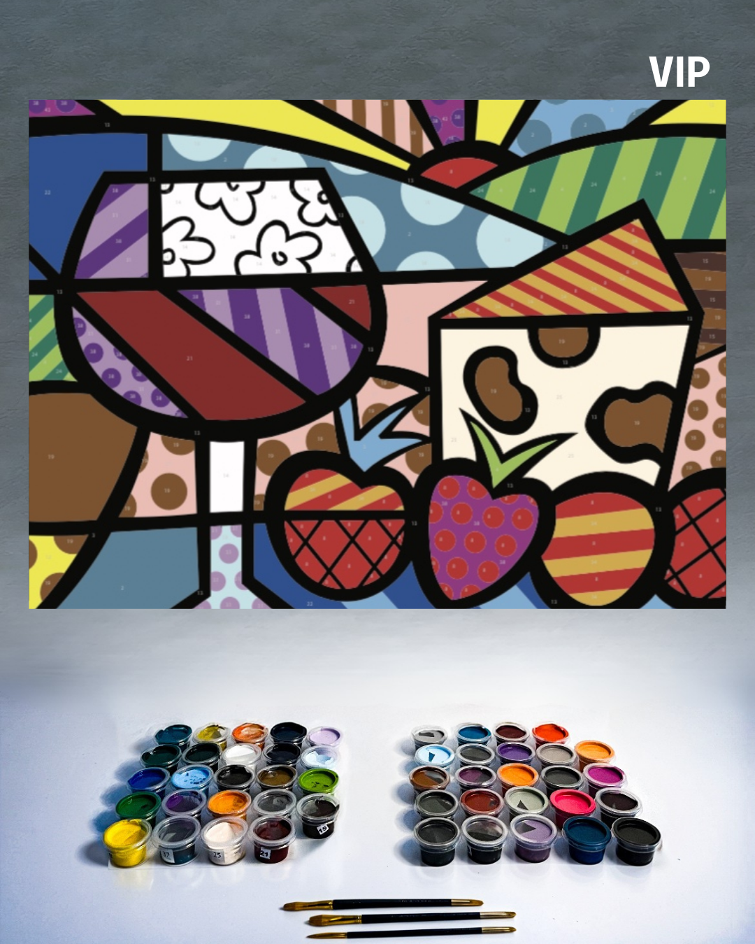 PINTURA POR NÚMERO- COPA BRITO