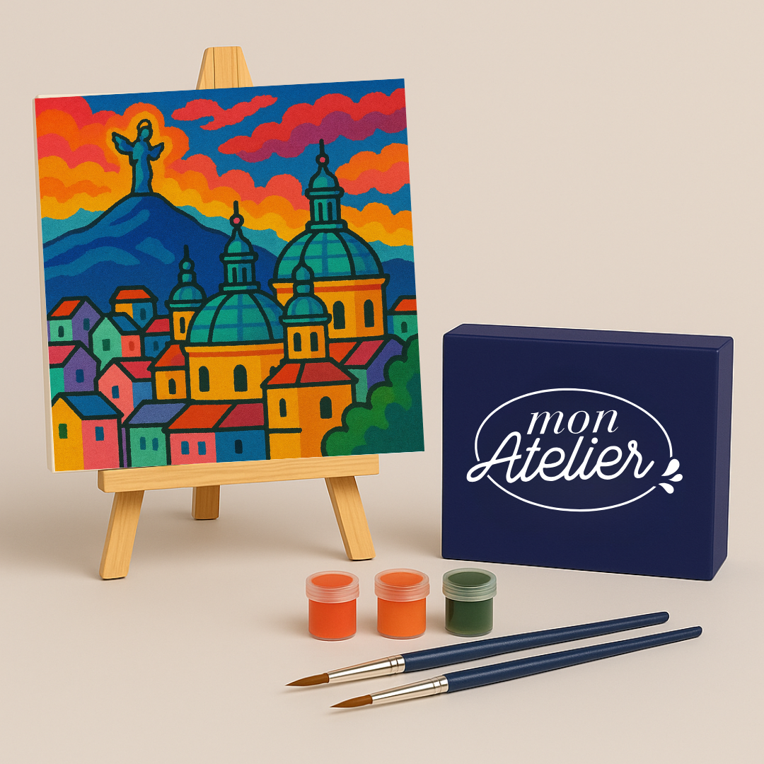 PINTURA POR NÚMEROS 20X20cm C14