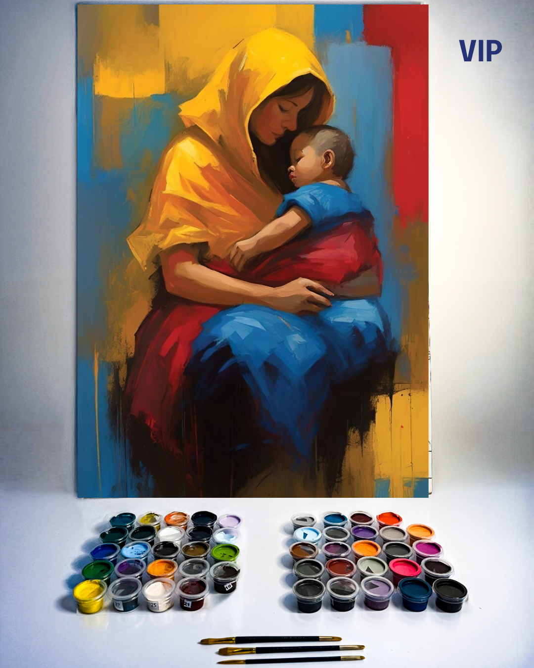 PINTURA POR NÚMERO - MADRE