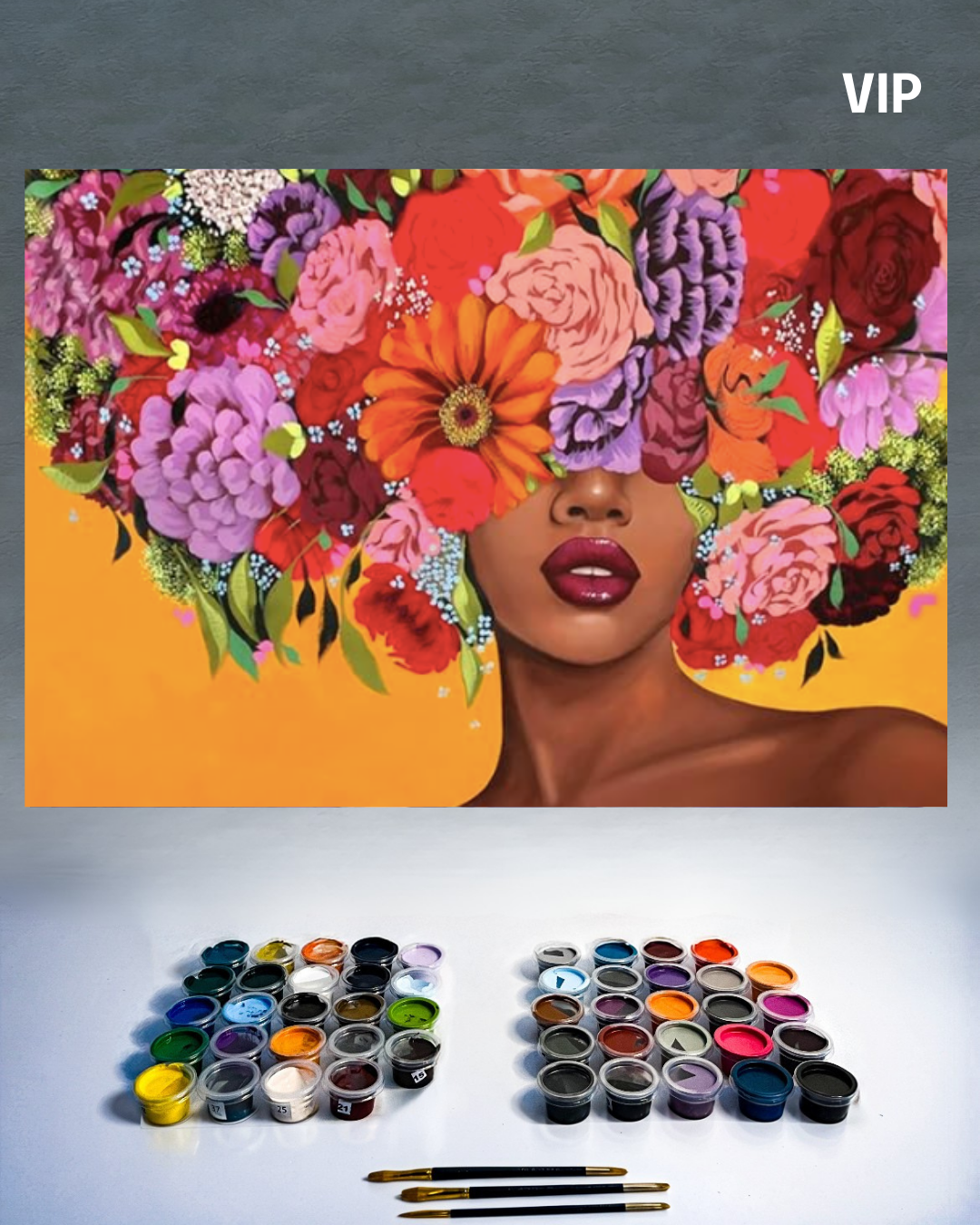 PINTURA POR NÚMERO - FLORINDA