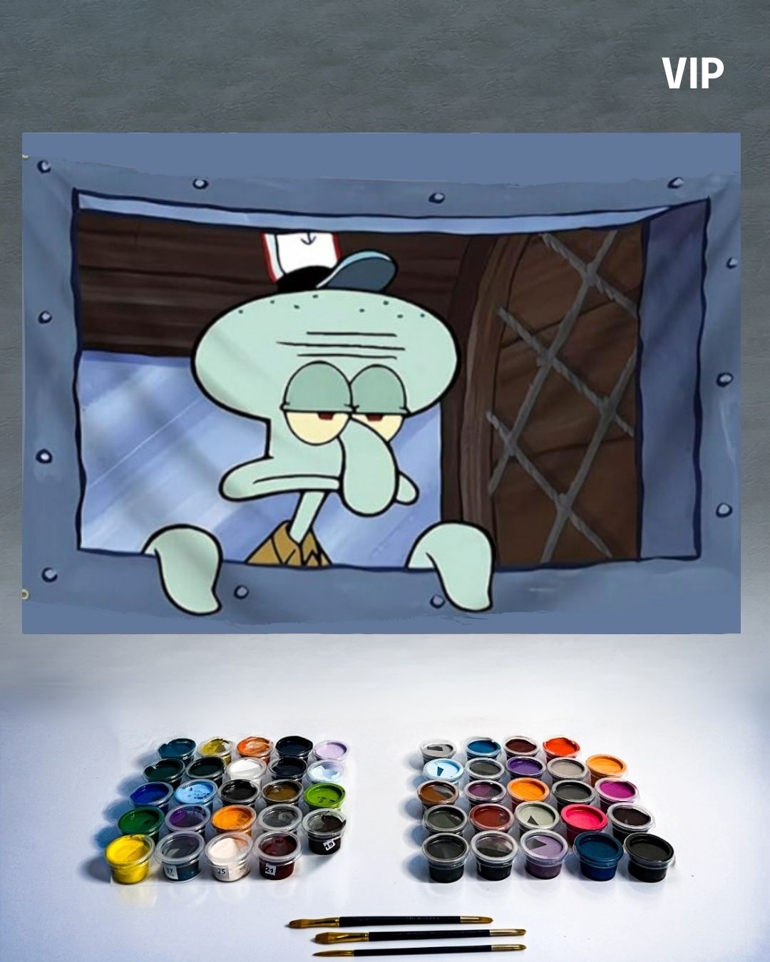 PINTURA POR NÚMERO VIP - CALAMARDO TENTACULOS