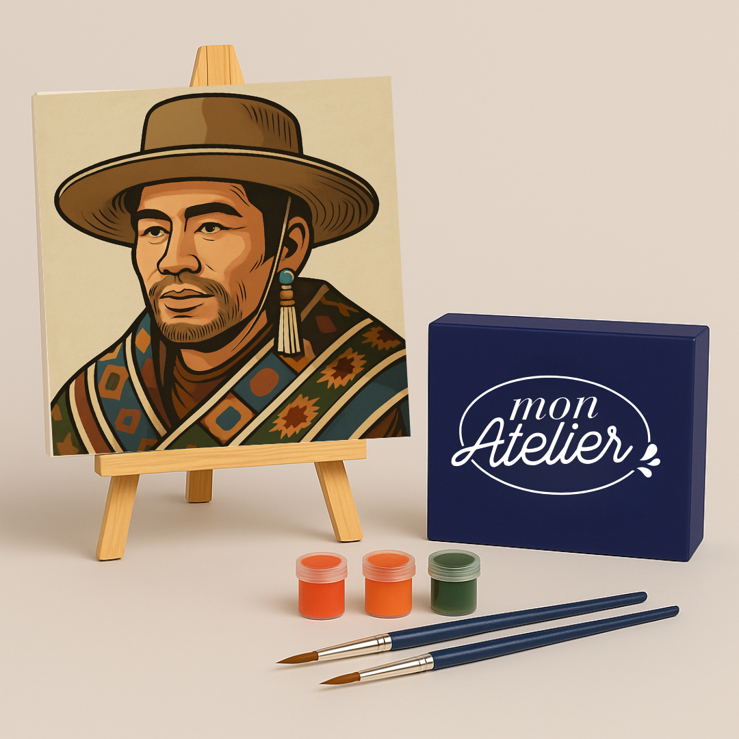 PINTURA POR NÚMEROS 20X20cm C43