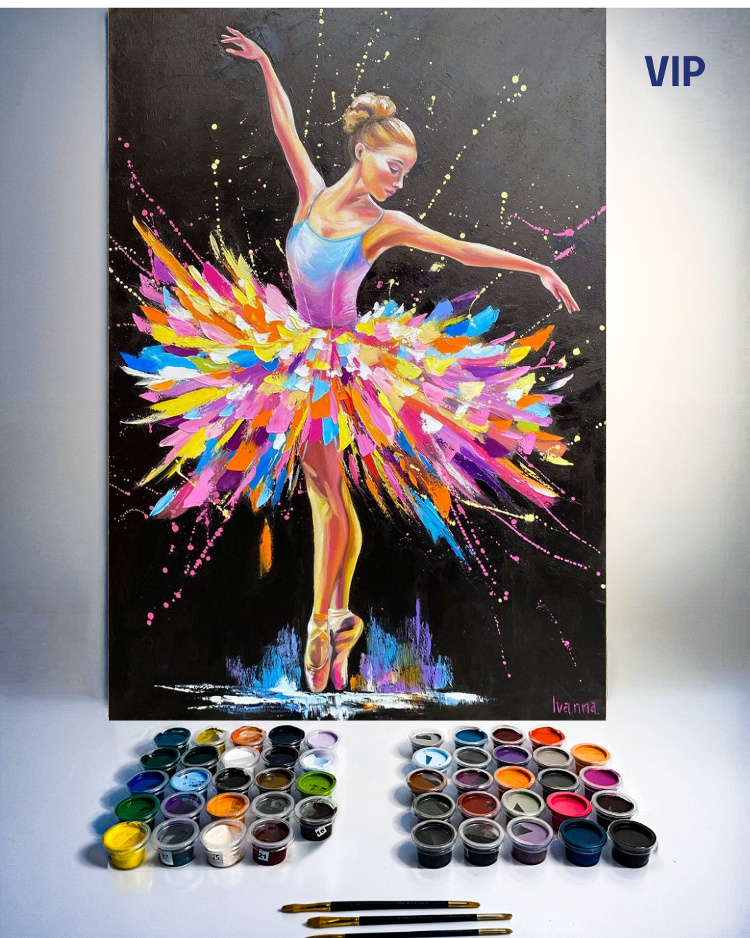 PINTURA POR NÚMERO - Bailarina