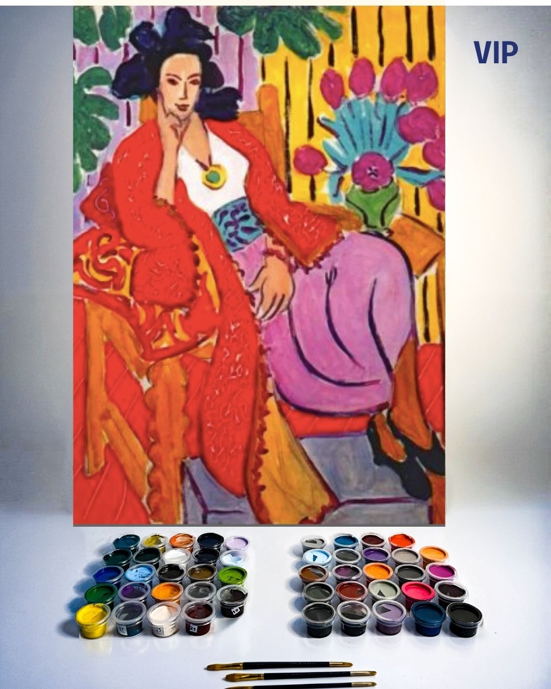 PINTURA POR NÚMERO VIP - HENRI MATISSE