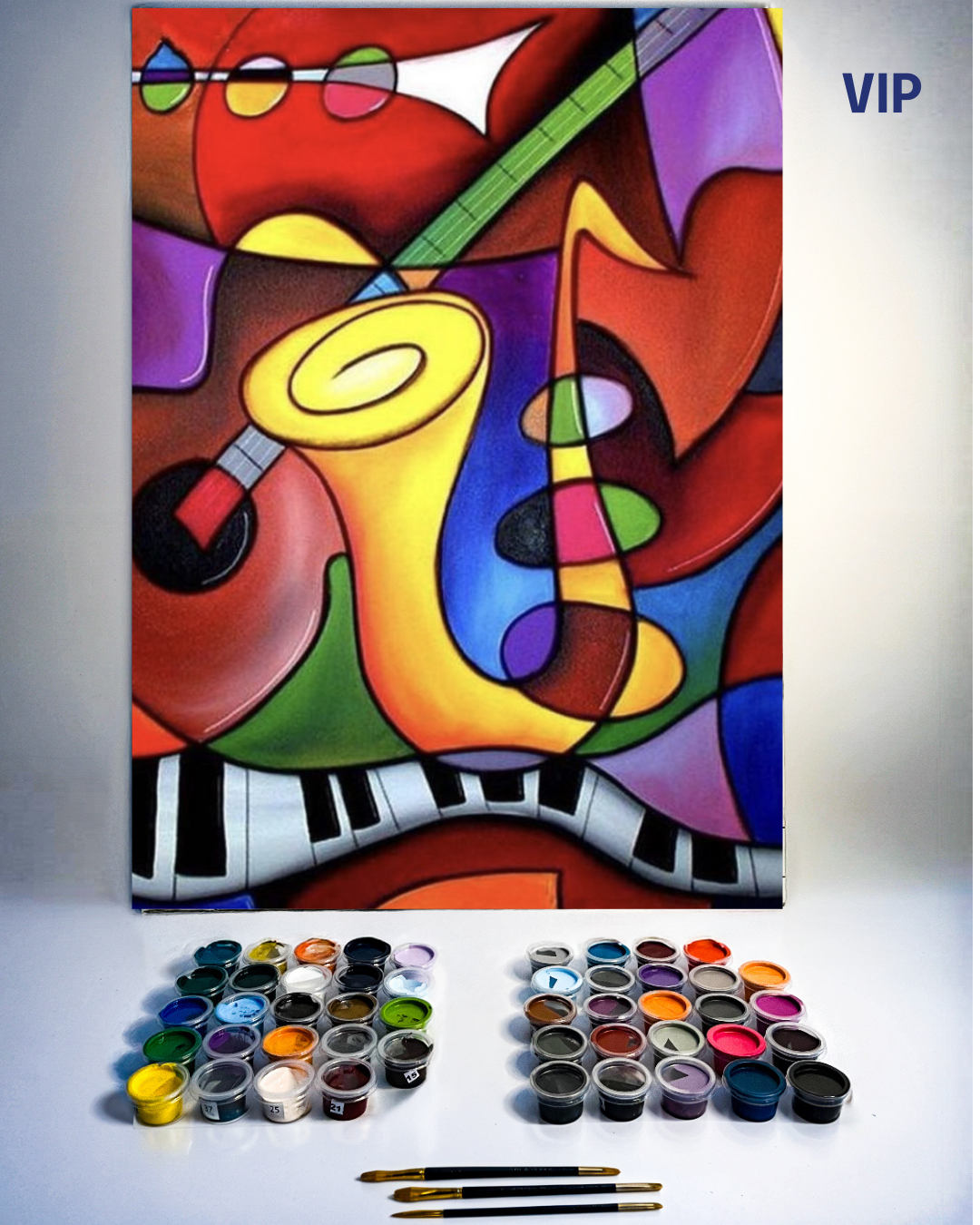 PINTURA POR NÚMERO - JAZZ COLOR