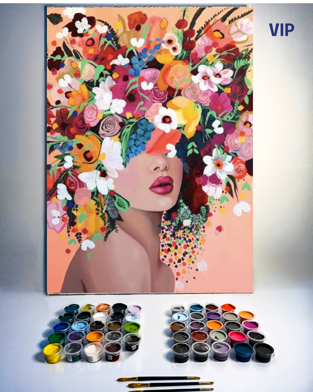 PINTURA POR NÚMERO- EL FLORAL