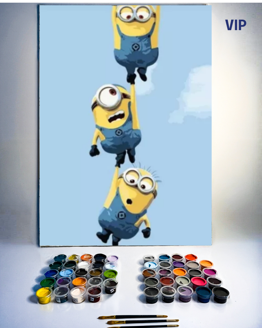 PINTURA POR NÚMERO - MINIONS