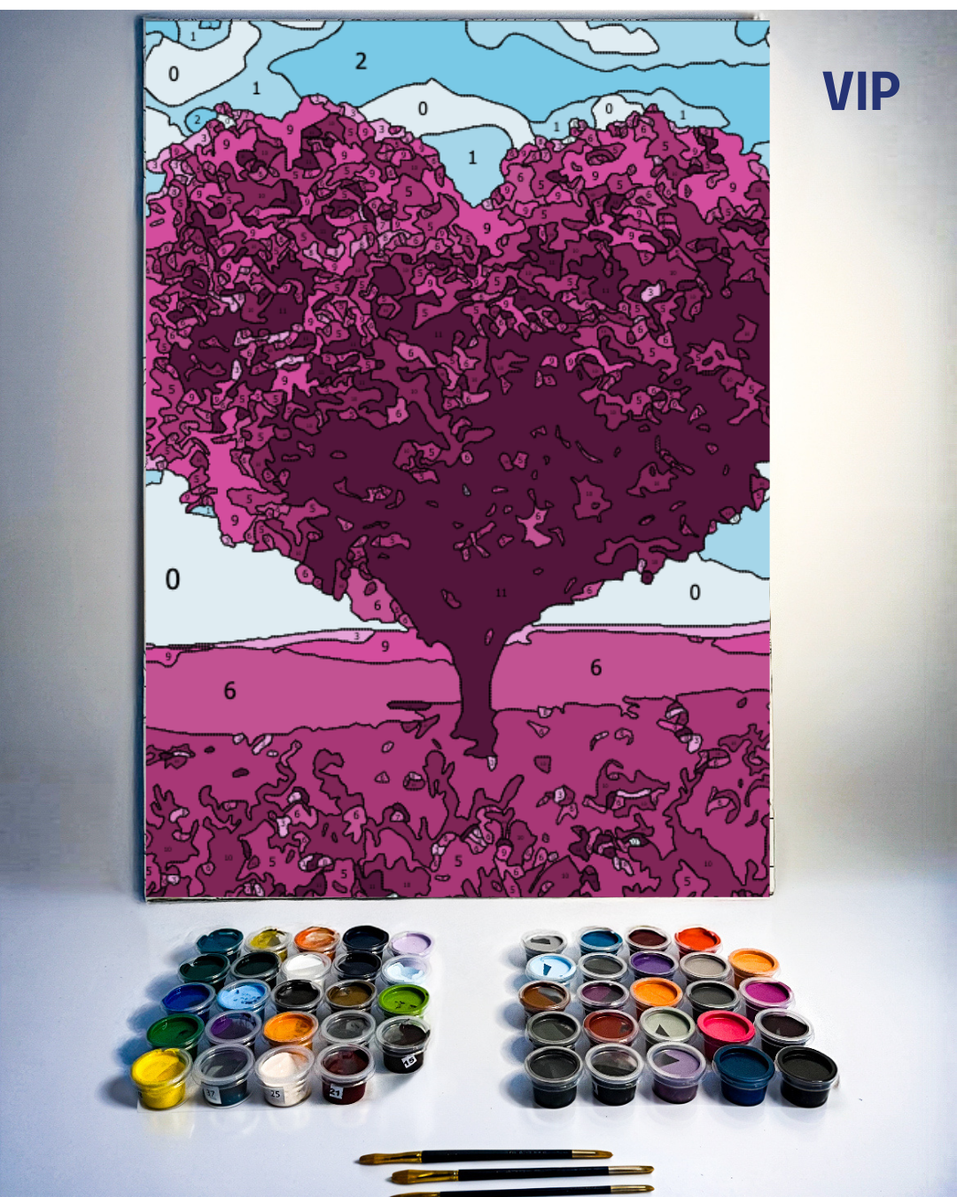 PINTURA POR NÚMERO - LOVE