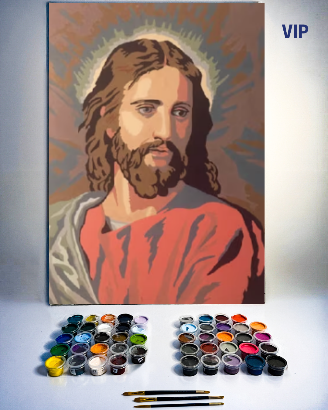 PINTURA POR NÚMERO - JESUS