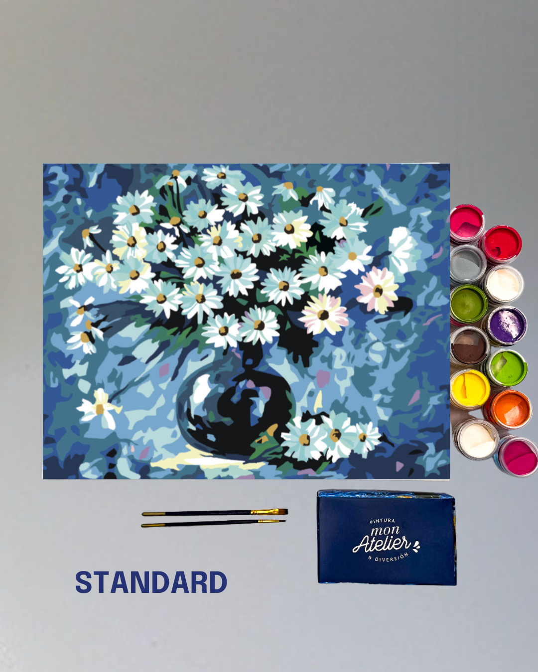 PINTURA POR NÚMERO - FLORERO