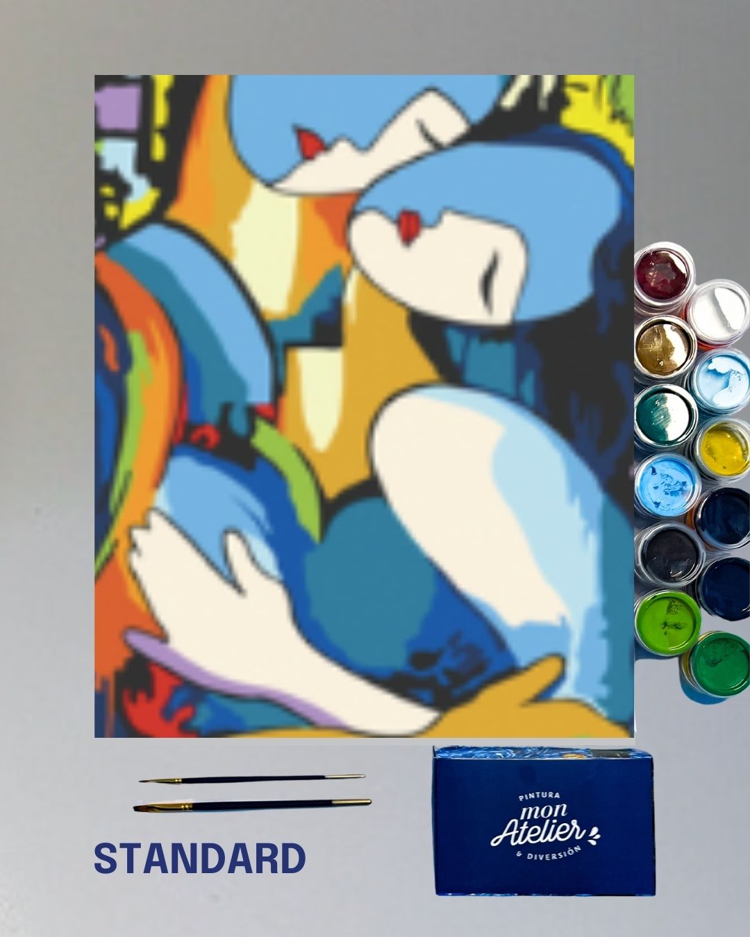 PINTURA POR NÚMERO STANDARD - EL BESO