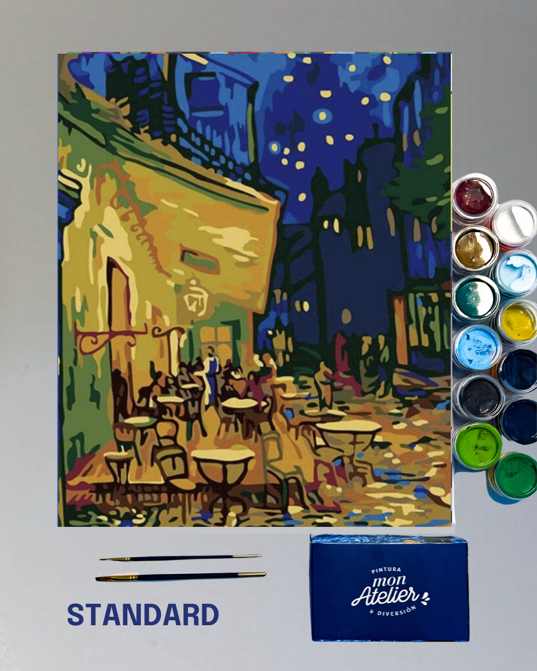 PINTURA POR NÚMERO - TERRAZA CAFE