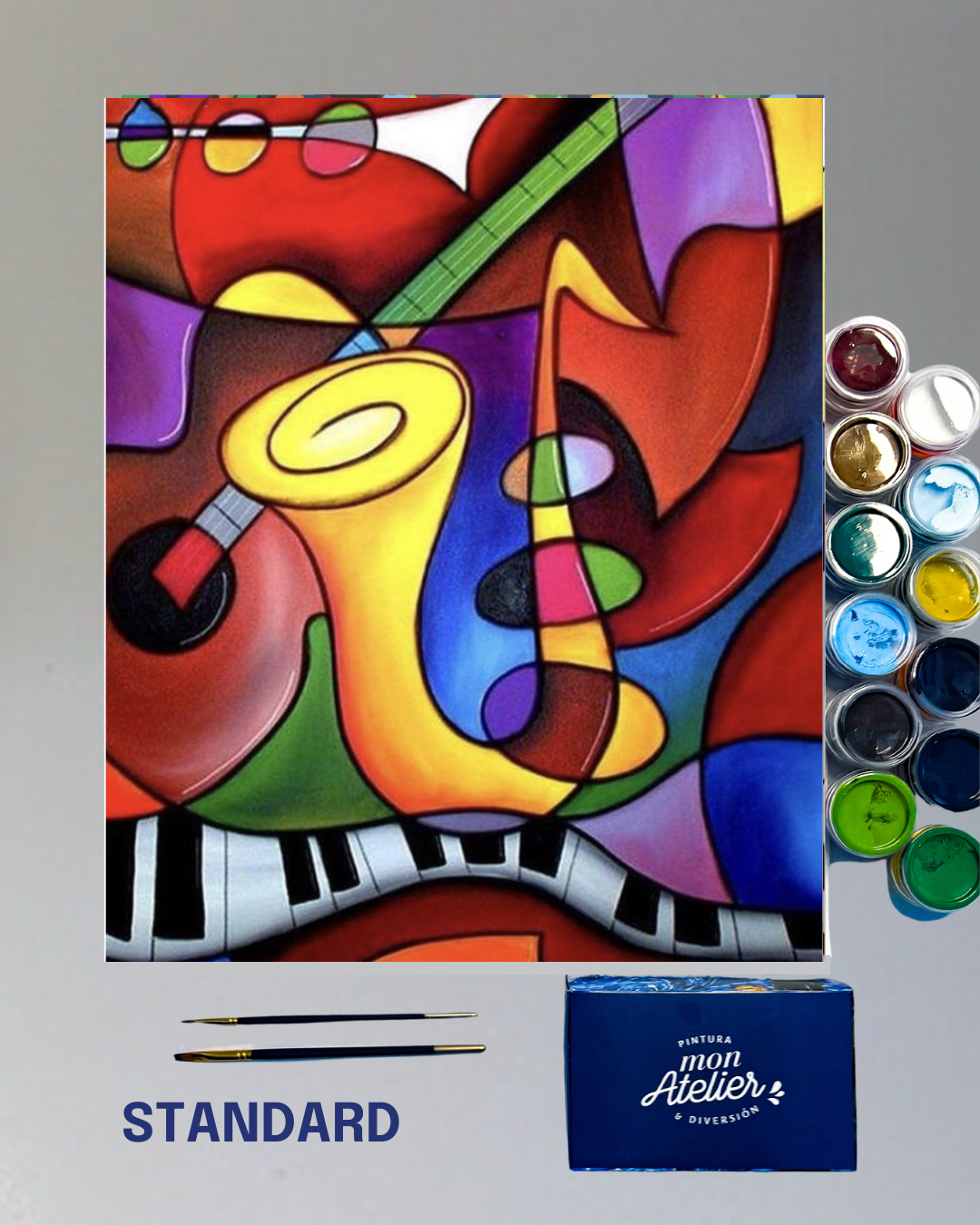 PINTURA POR NÚMERO - JAZZ COLOR