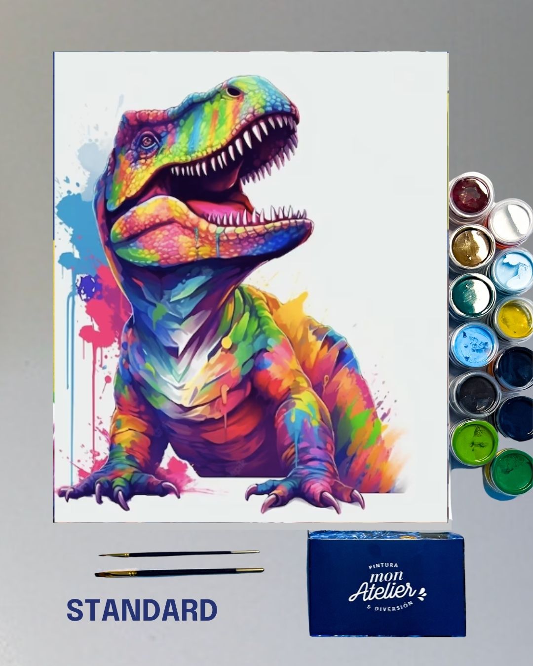 PINTURA POR NÚMERO STANDARD - T-REX