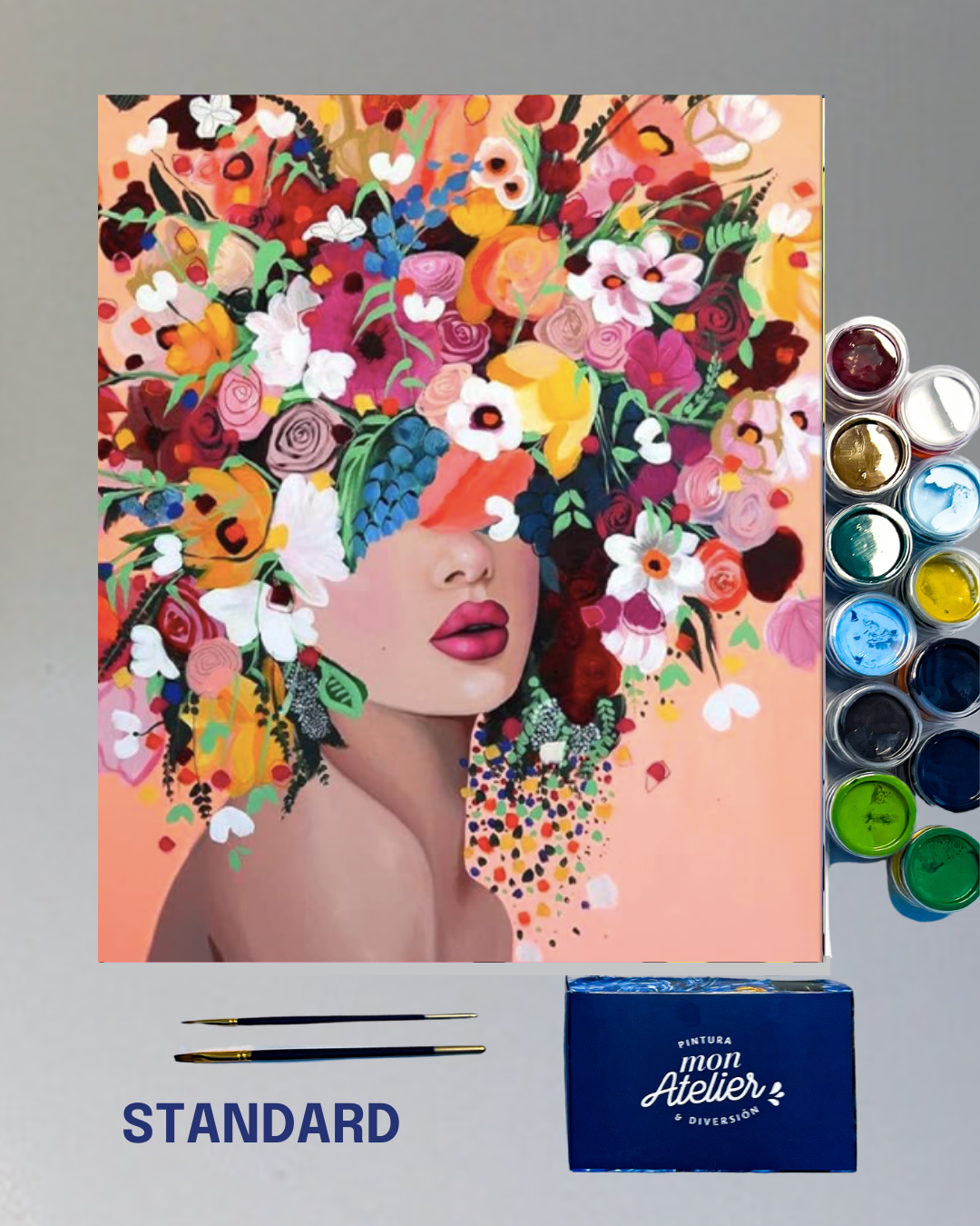 PINTURA POR NÚMERO- EL FLORAL