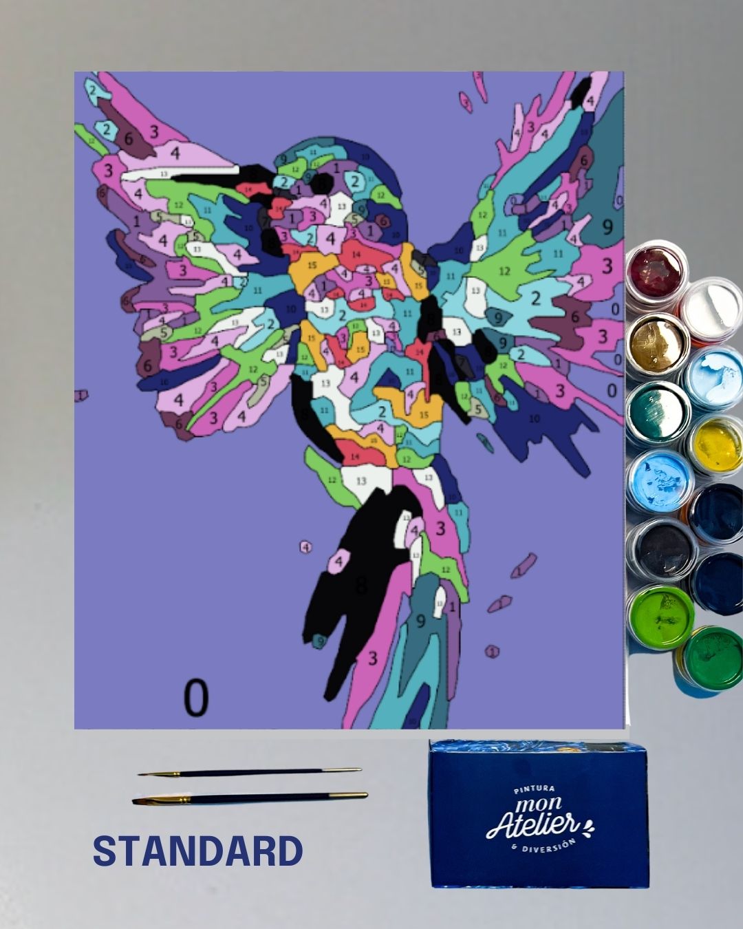 PINTURA POR NÚMERO STANDARD - POR ART COLIBRI