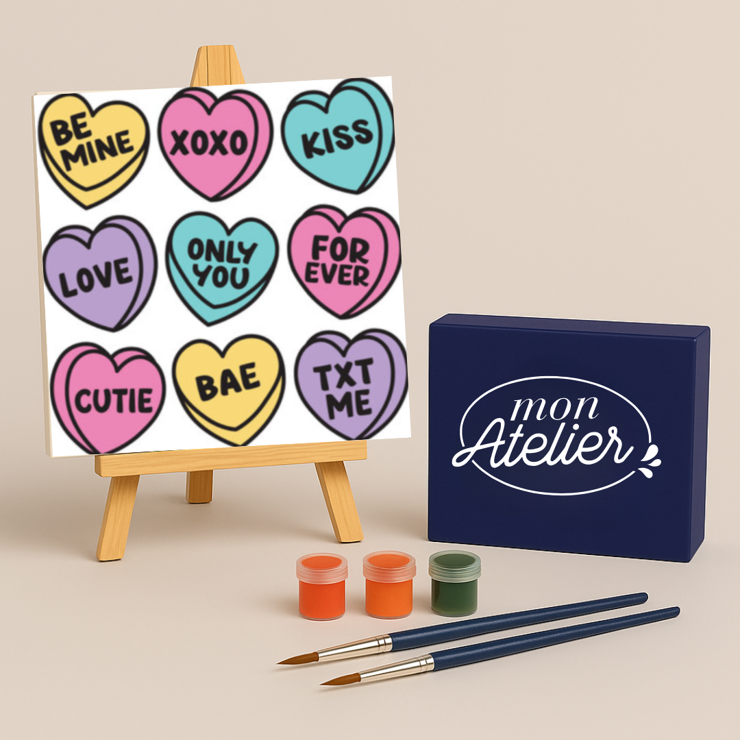 PINTURA POR NÚMEROS 20X20cm C17