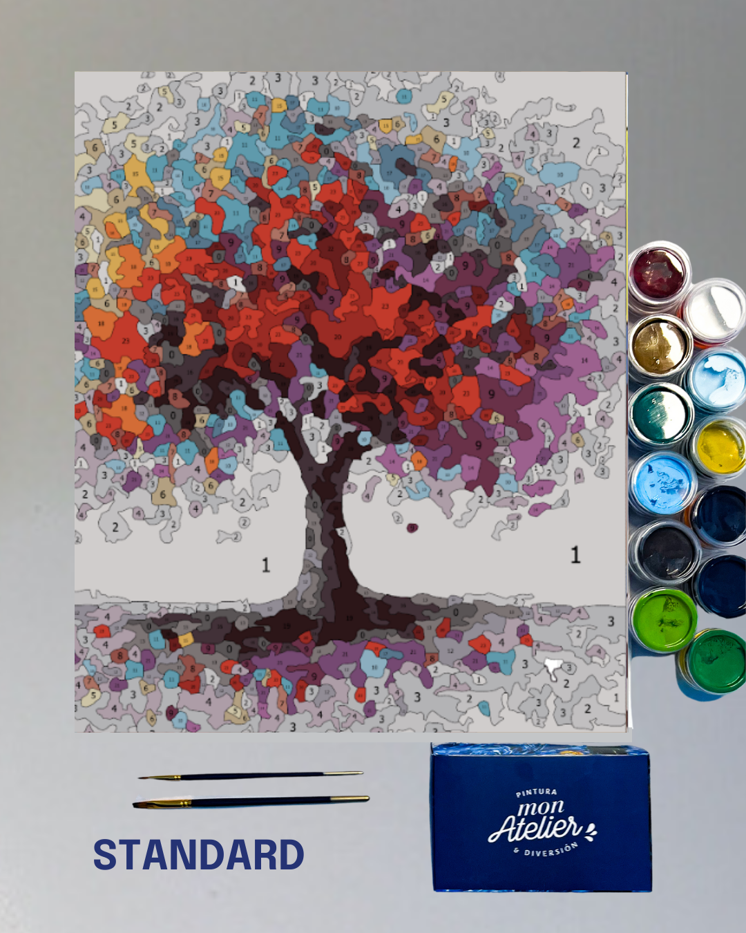 PINTURA POR NÚMERO - ARBOL DE LA VIDA