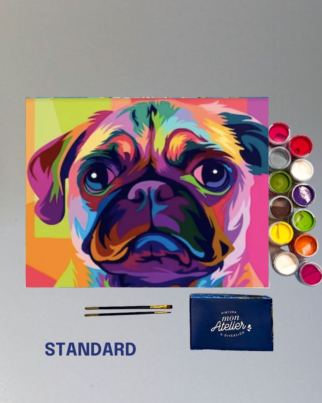 PINTURA POR NÚMERO STANDARD - PUG