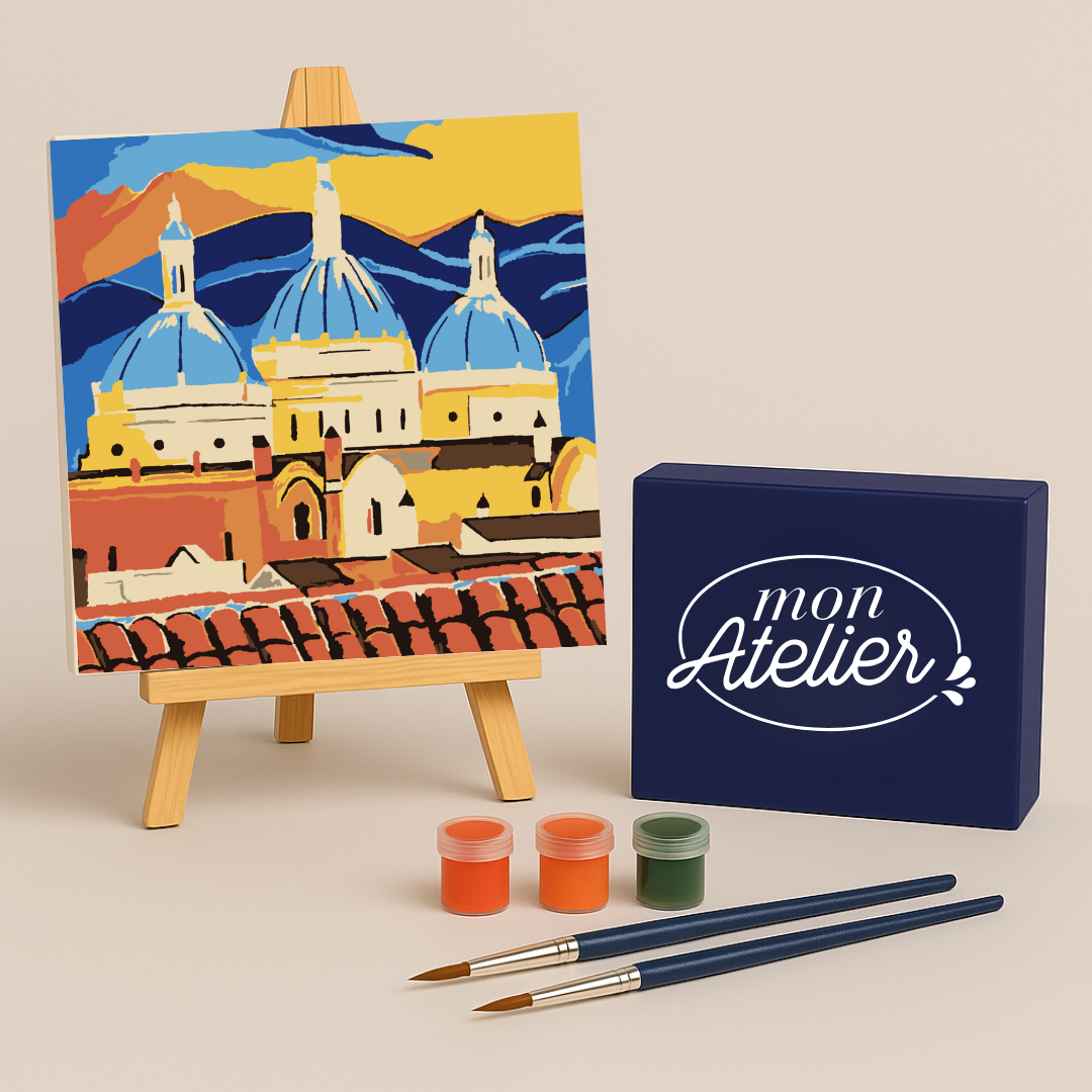 PINTURA POR NÚMEROS 20X20cm C18