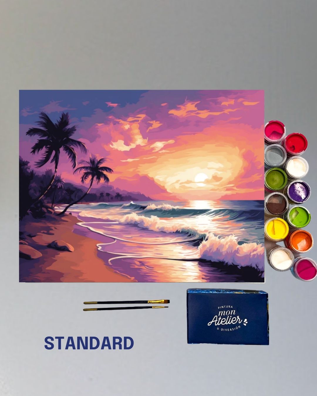 PINTURA POR NÚMERO STANDARD - LA PLAYA