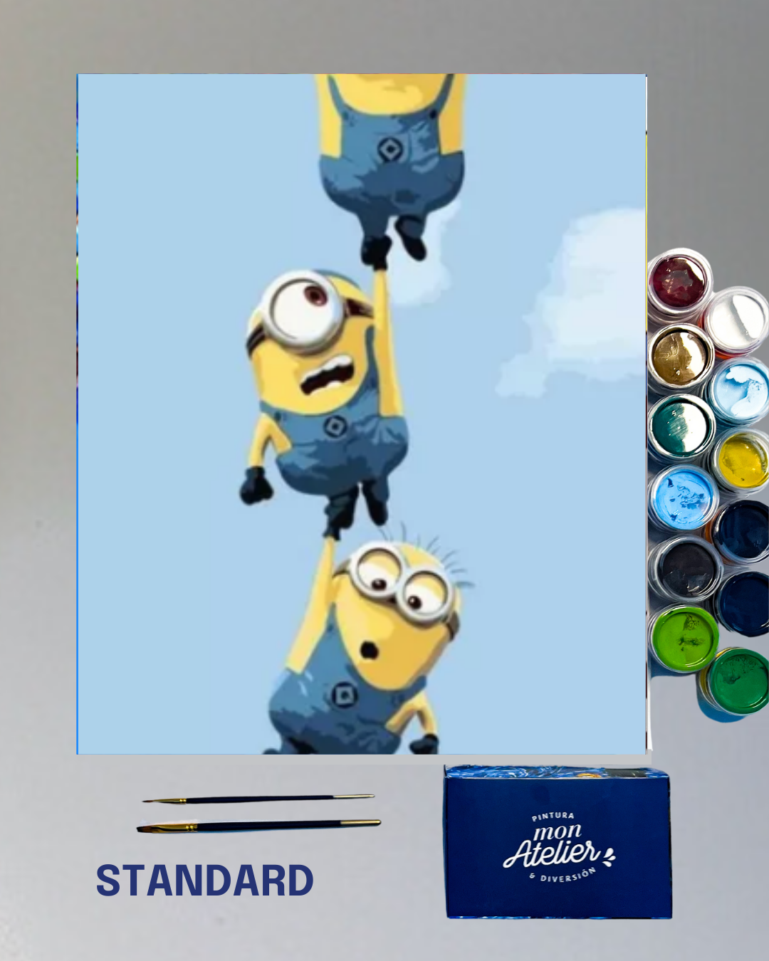 PINTURA POR NÚMERO - MINIONS