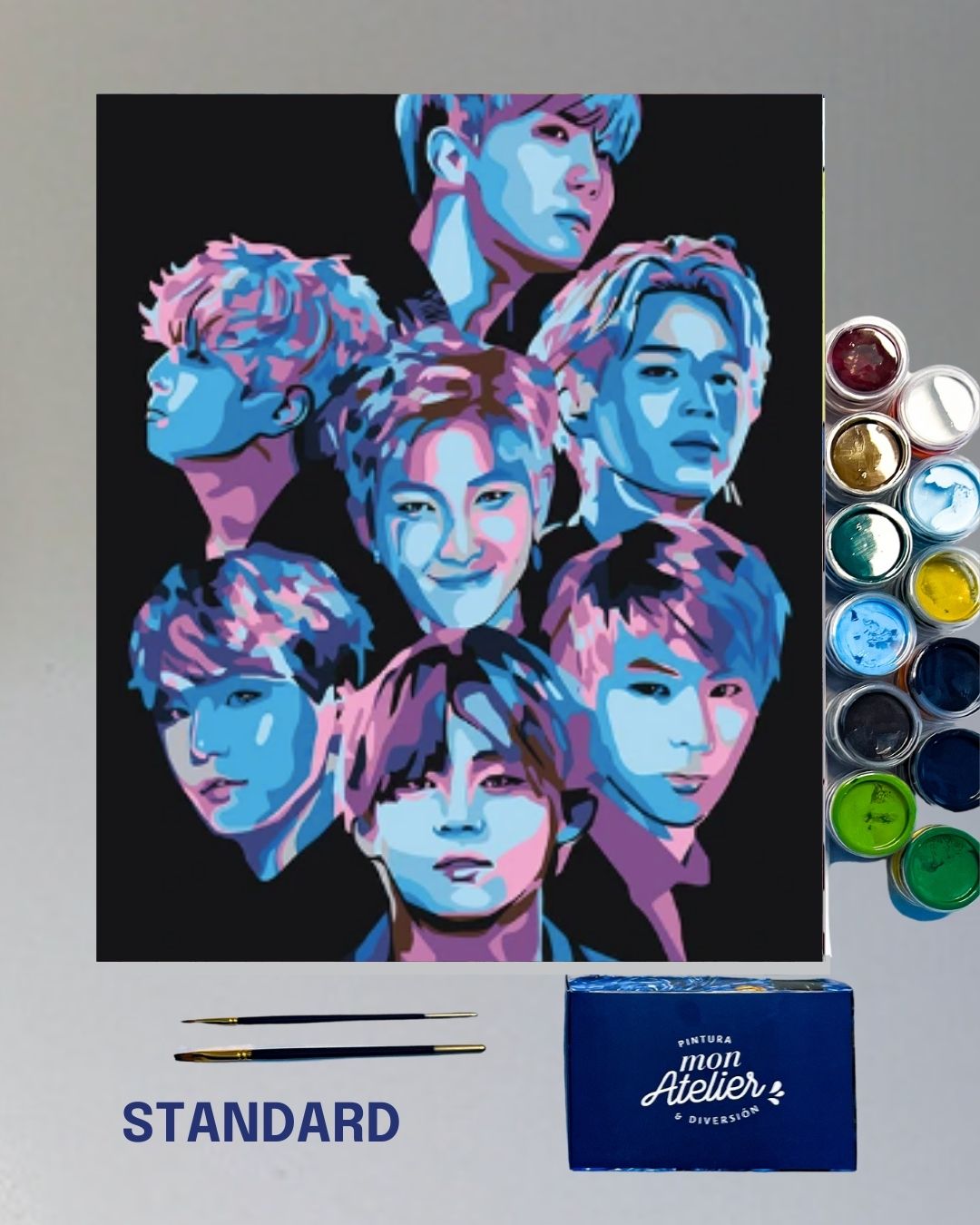 PINTURA POR NÚMERO STANDARD - BTS