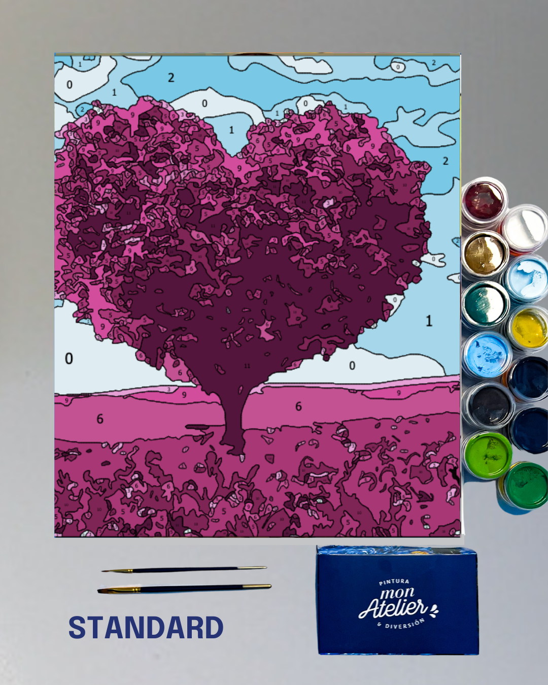 PINTURA POR NÚMERO - LOVE