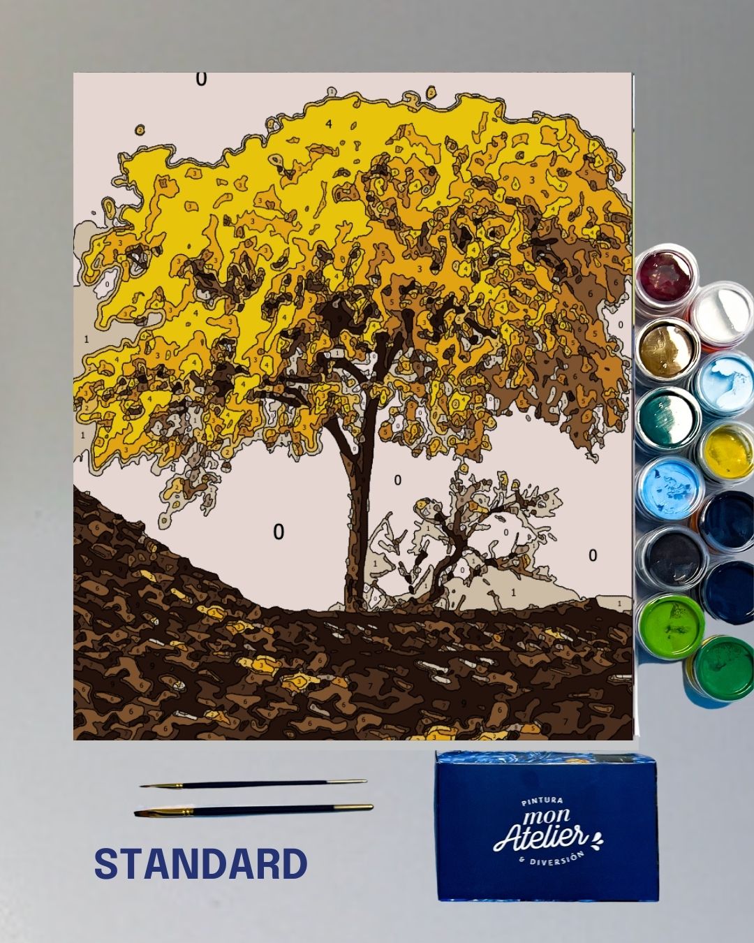 PINTURA POR NÚMERO STANDARD - GUAYACANES