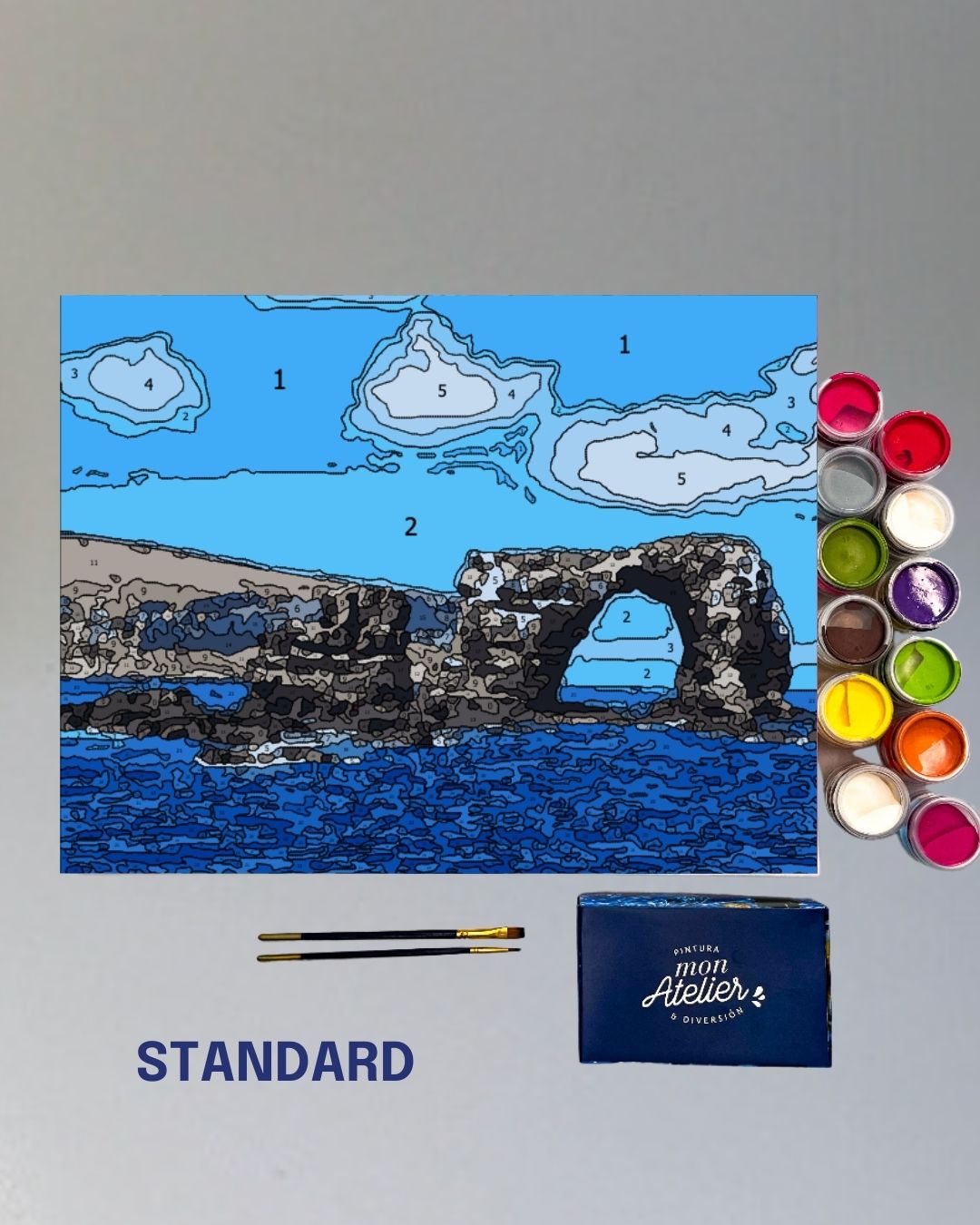PINTURA POR NÚMERO STANDARD - ARCO DE DARWIN