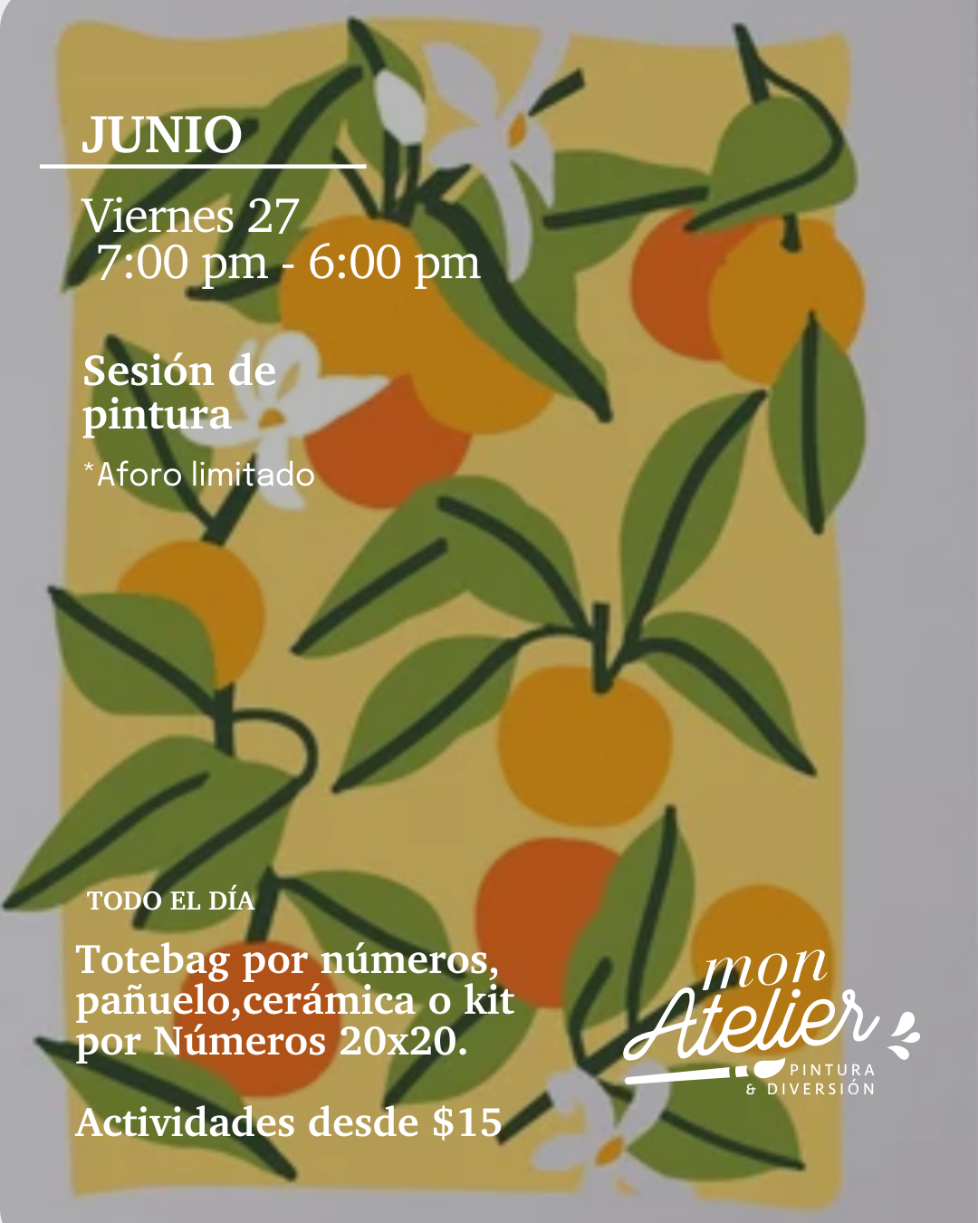 Actividad de Pintura en Quito – Viernes 27 de junio