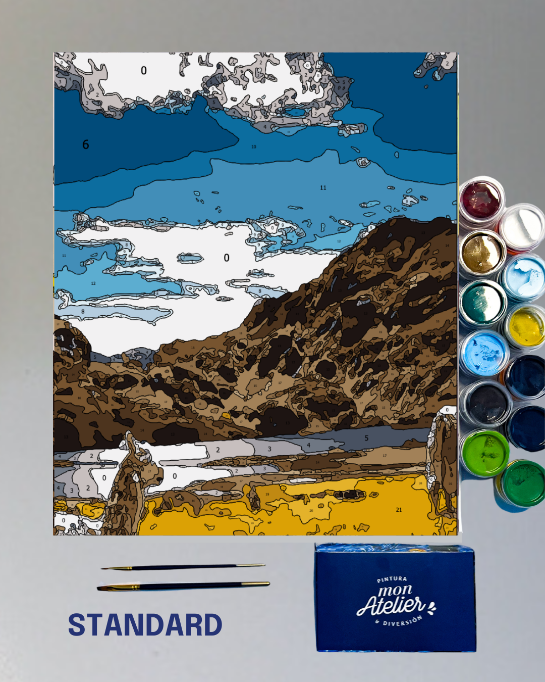 PINTURA POR NÚMERO - EL CAJAS