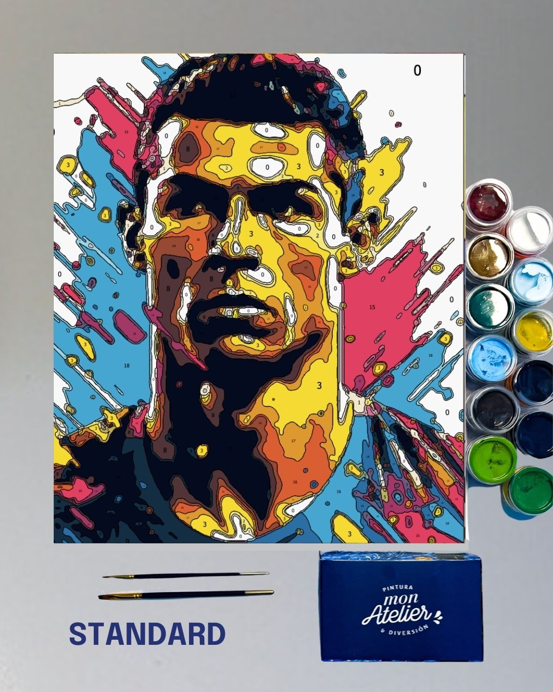 PINTURA POR NÚMERO STANDARD - CR7