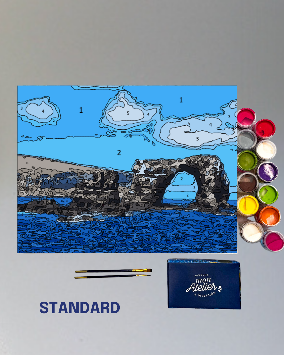 PINTURA POR NÚMERO - ARCO DE DARWIN