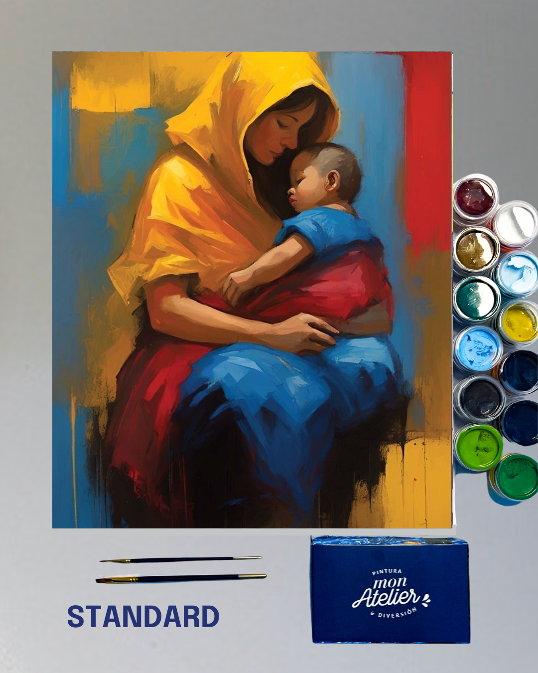 PINTURA POR NÚMERO - MADRE