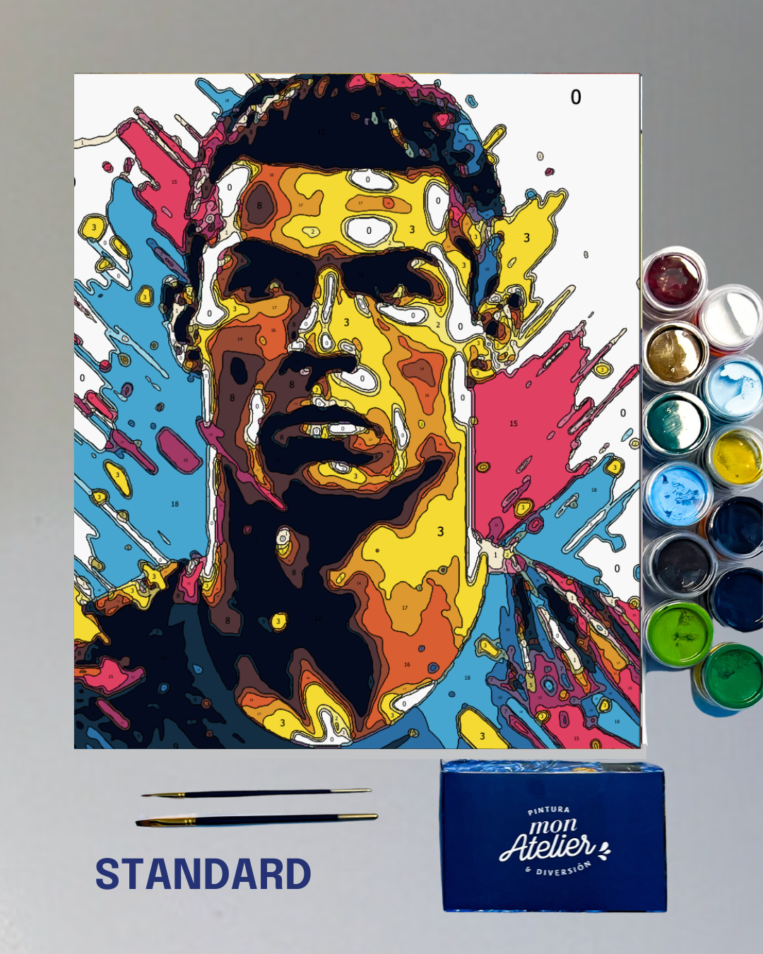 PINTURA POR NÚMERO - CR7