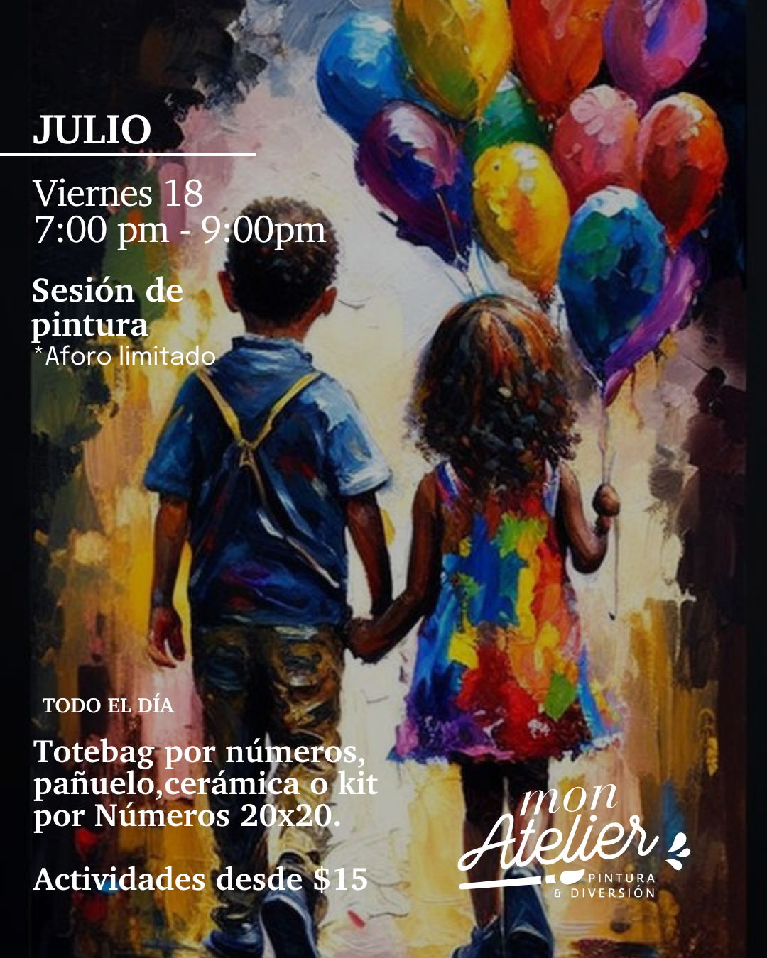 Actividad de Pintura en Quito – Viernes 18 de julio