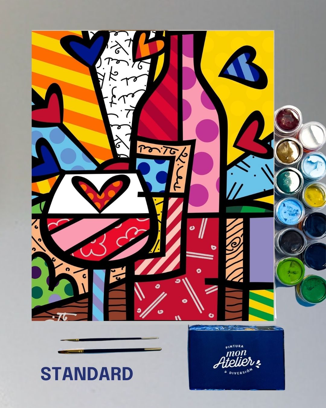 PINTURA POR NÚMERO STANDARD - TINTO Y TRAZO