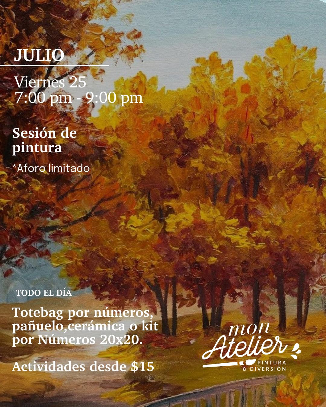 Actividad de Pintura en Quito – Viernes 25 de julio