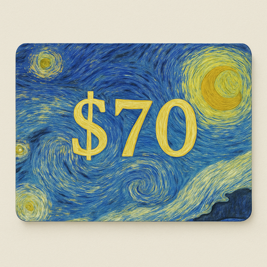 GIFT CARD $70