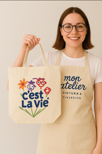 PINTURA EN TOTEBAG T6