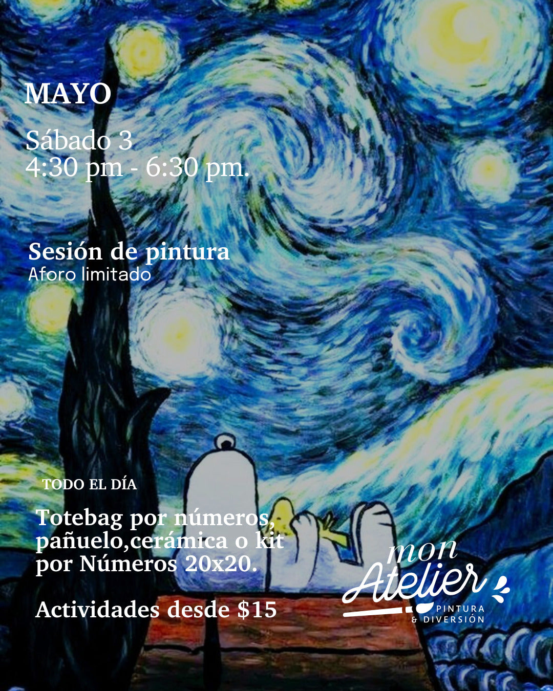 Actividad de Pintura en Quito – Sábado 03, de mayo