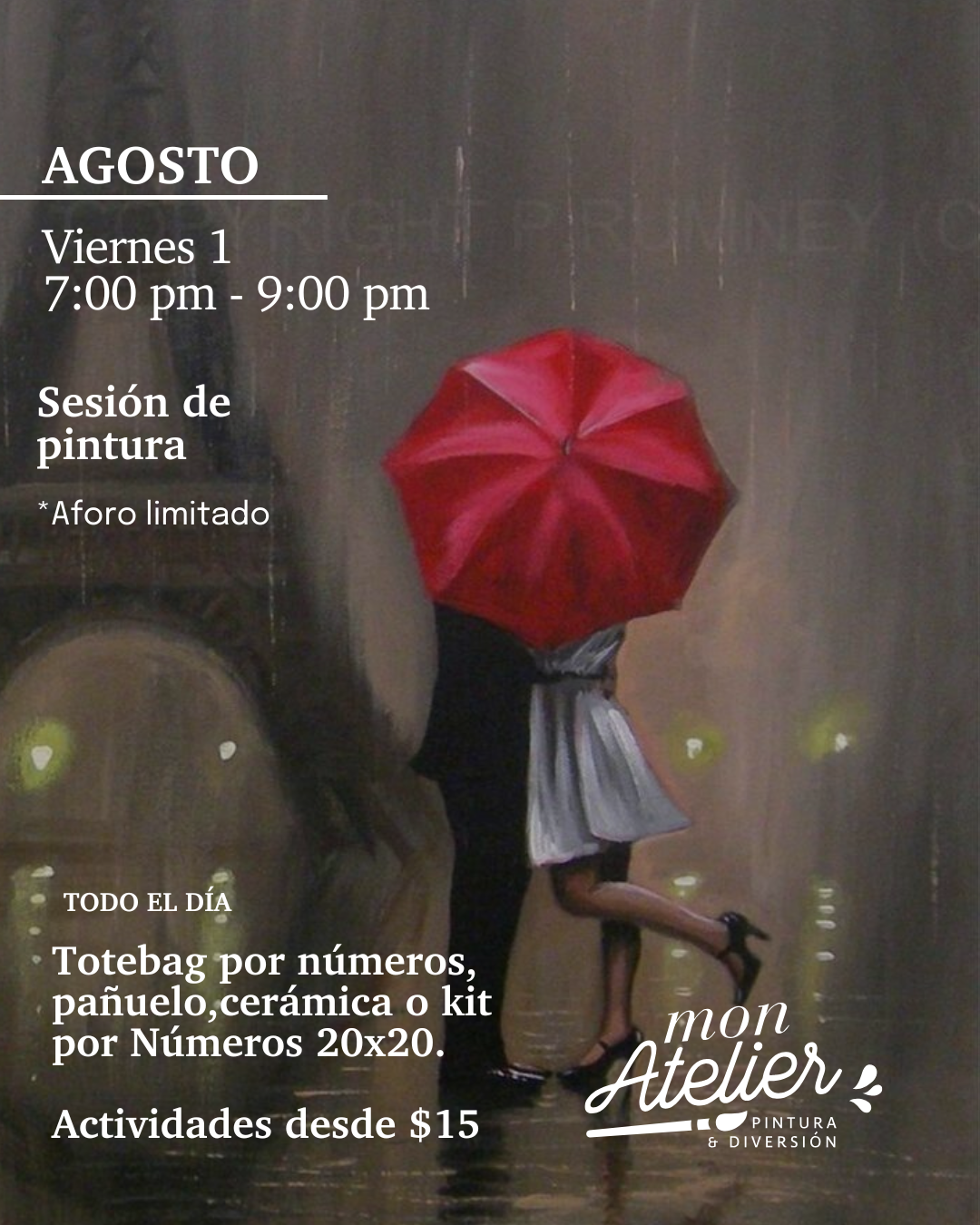 Actividad de Pintura en Quito – Viernes 01 de agosto
