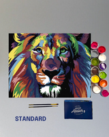 PINTURA POR NÚMERO- LEON