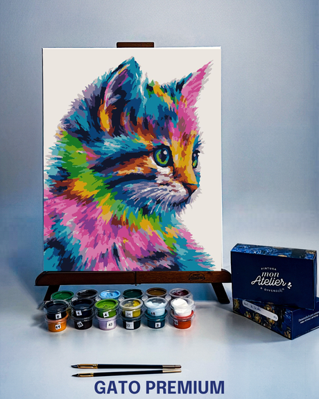 PINTURA POR NÚMEROS - GATO