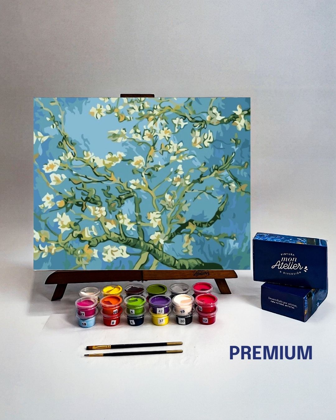 PINTURA POR NÚMERO  - ALMENDRO EN FLOR