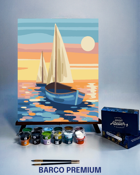 PINTURA POR NÚMEROS - BARCO