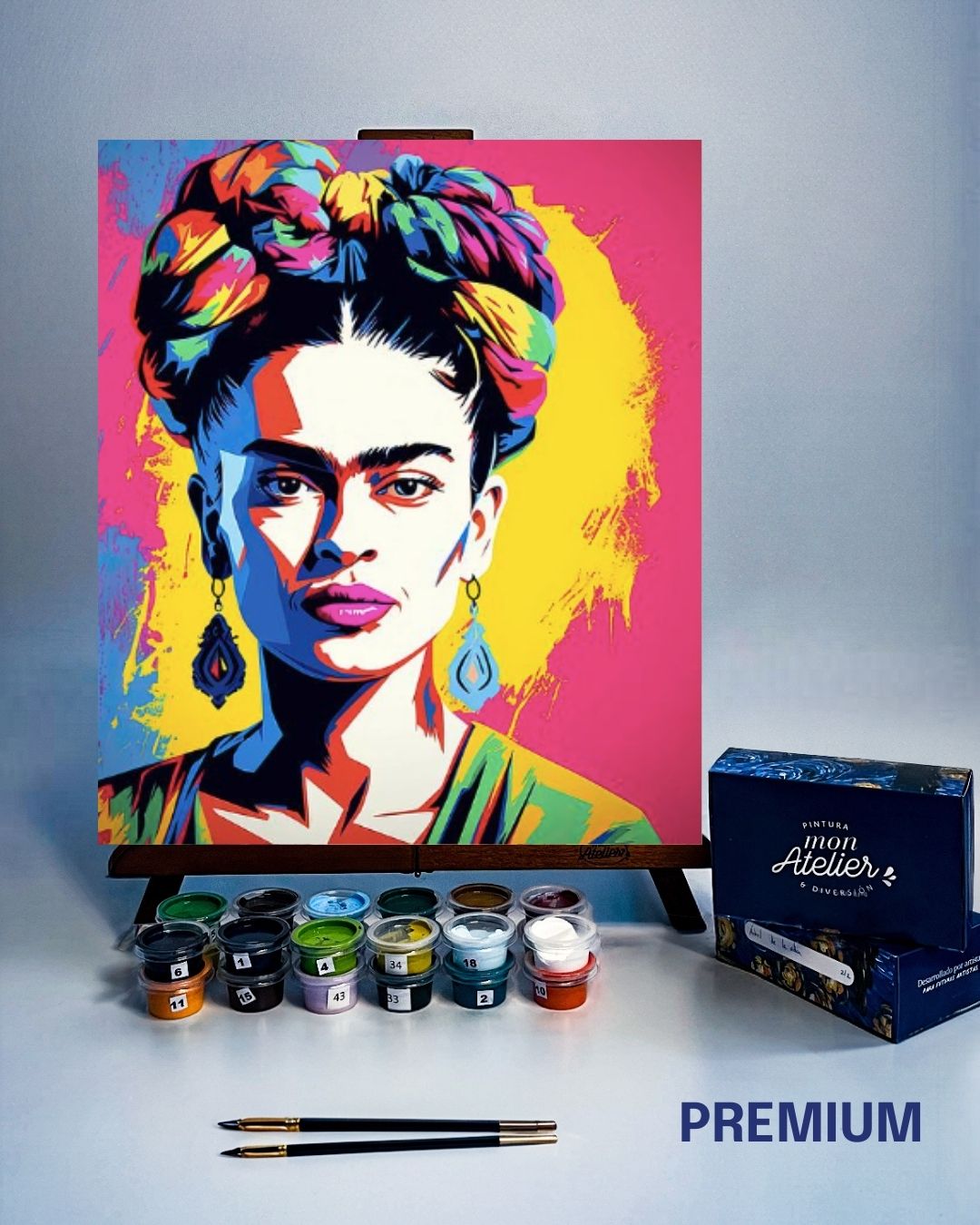 PINTURA POR NÚMERO  - FRIDA POP ART