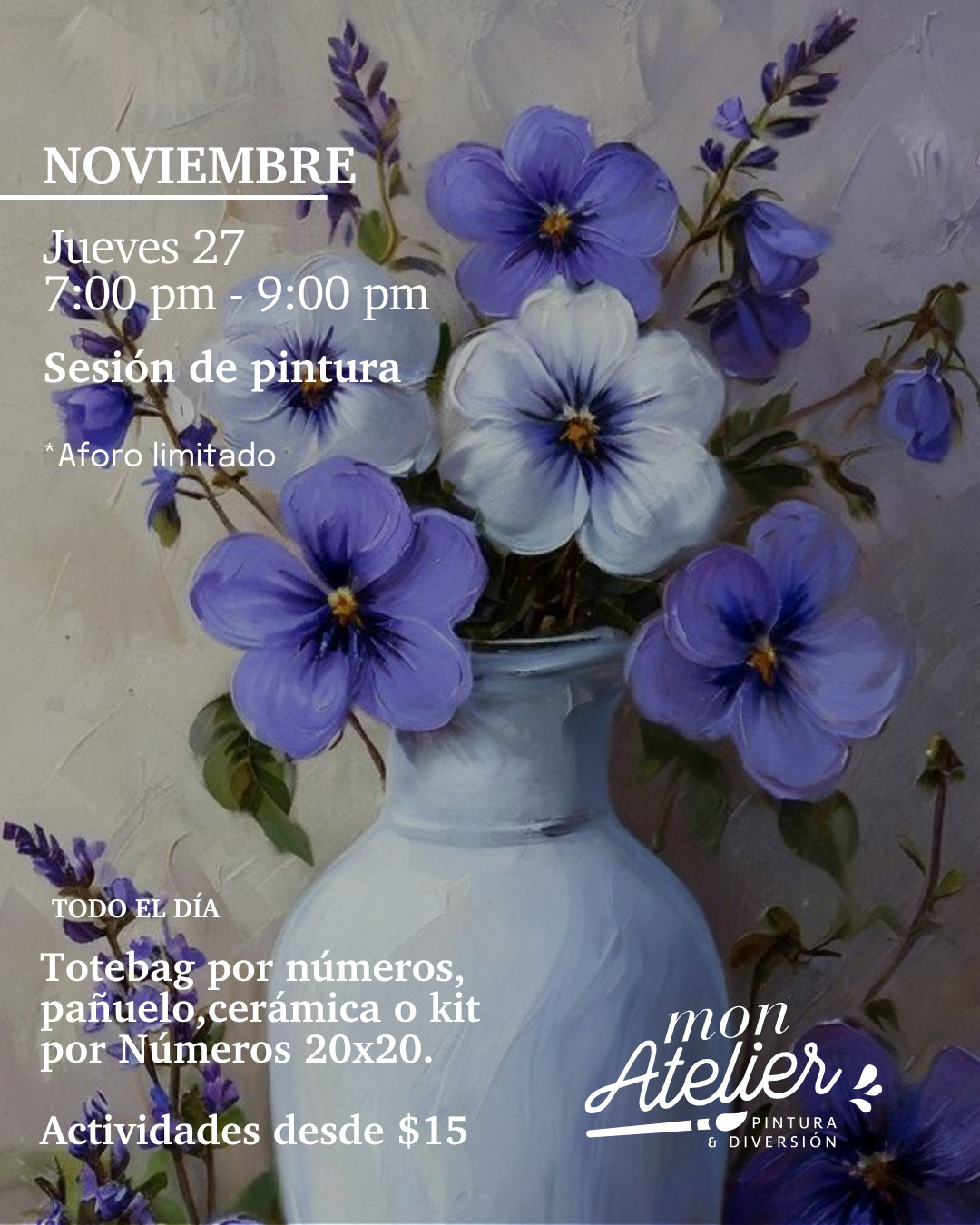 Actividad de Pintura en Quito – Jueves 27 de Noviembre