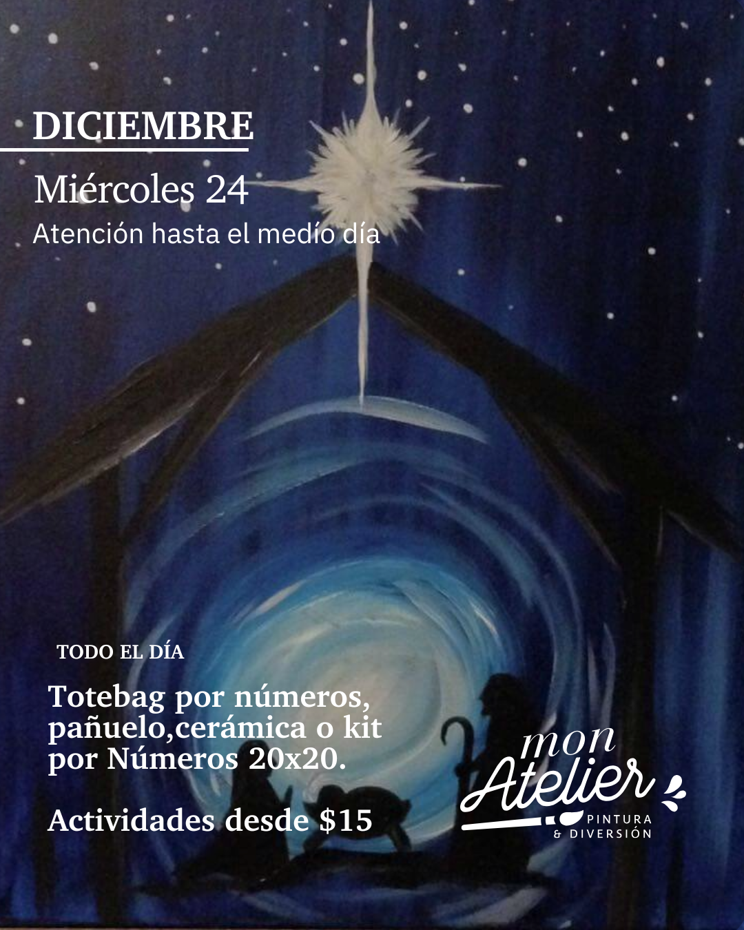 Actividad de Pintura en Quito – Miércoles 24 de Diciembre